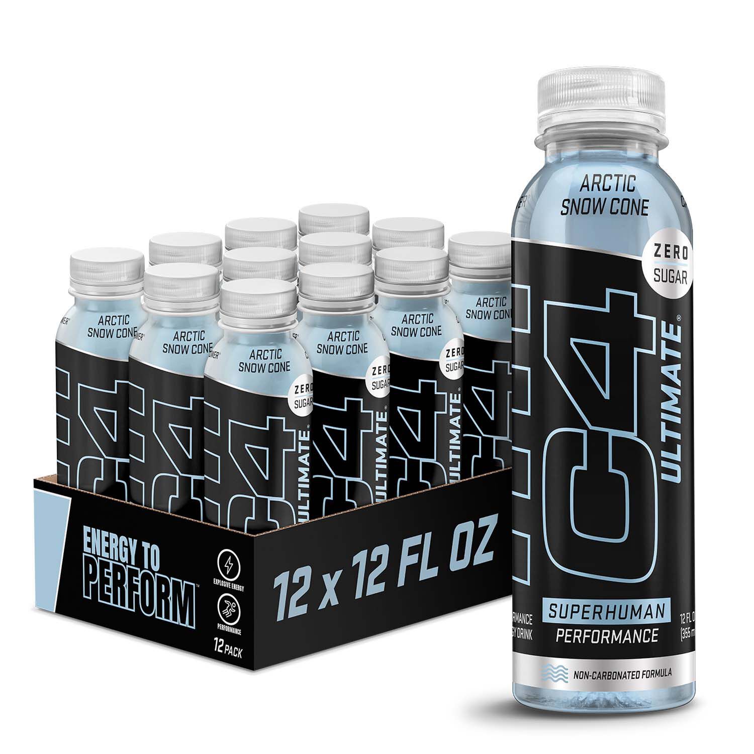 Cellucor C4 Ultimate Energy Drink Snow Cone 12 Pack
